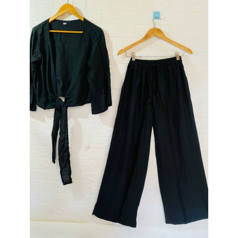 SET OUTER TALI POLOS&CELANA POLOS