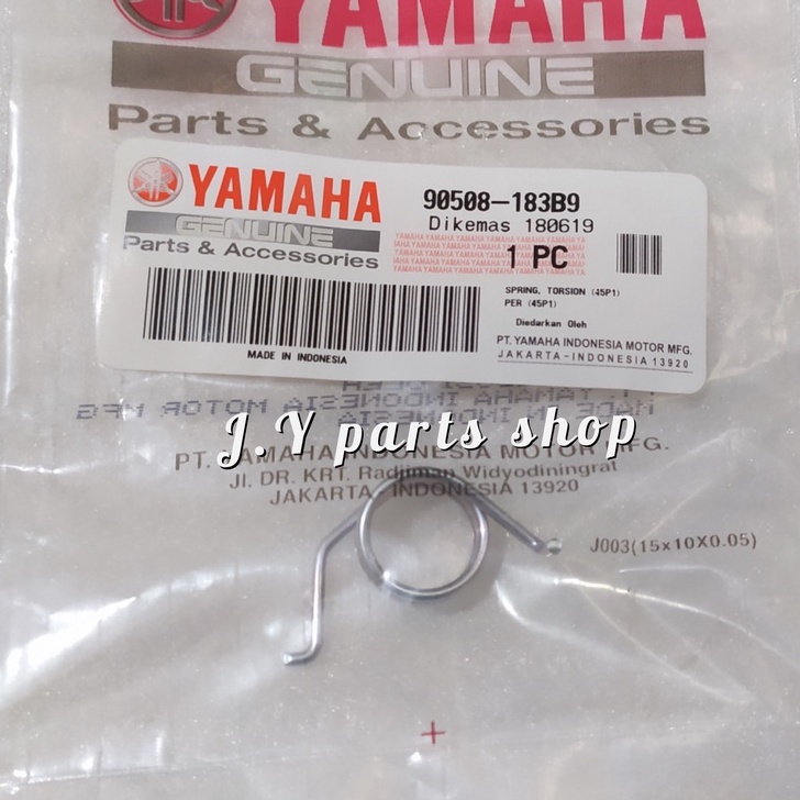 spring per footstep foot step depan kiri r15 old lama v2 xabre - vixion new bk8 nvl nva ori ygp 90508-183B9