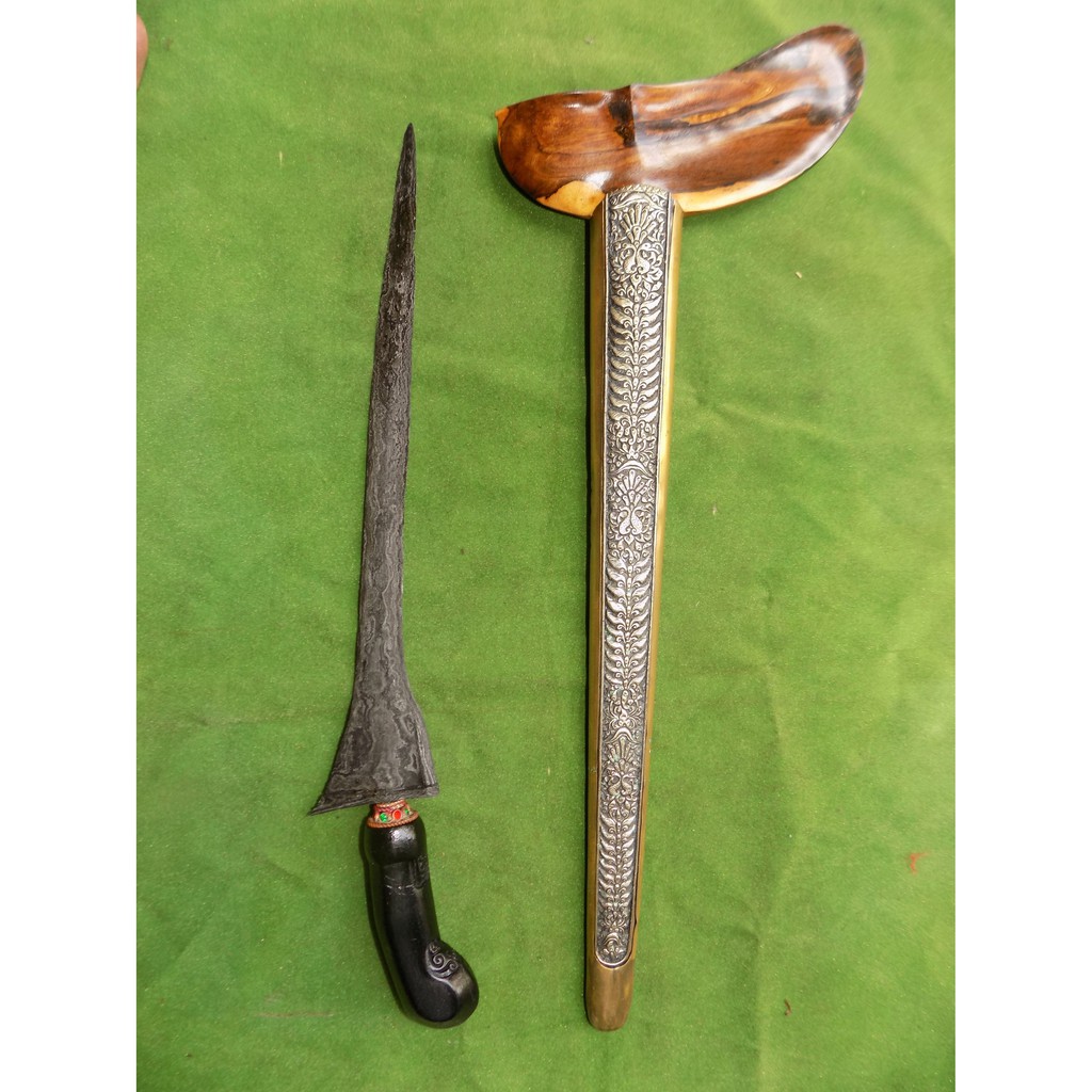 keris kebolajer pamor kulit semangka era mataram tua