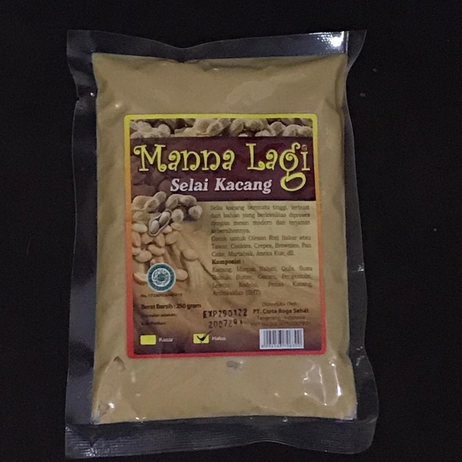 Selai Kacang Halus Halus Manalagi 250gr