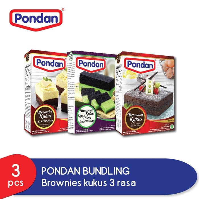  Pondan  Paket Brownies  brownies  kukus cokelat keju ketan  