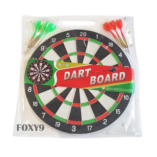 PAPAN DART BOARD SEDANG 12 15 17 INCI / DARTBOARD / DART ...