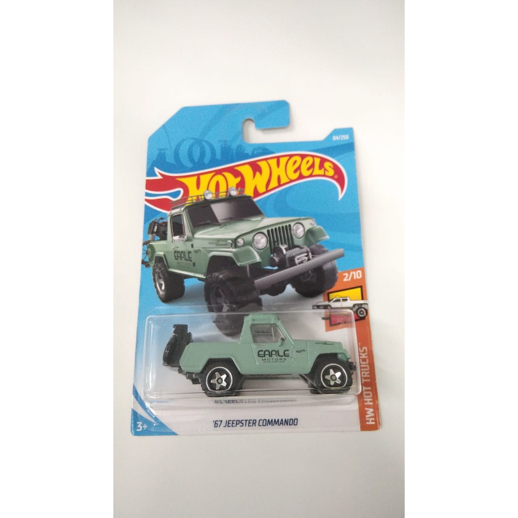 Hot Wheels 67 Jeepster Commando HIJAU GREEN Pickup Pickup HW Hot Trucks Hotwheels Mainan Mobil Anak