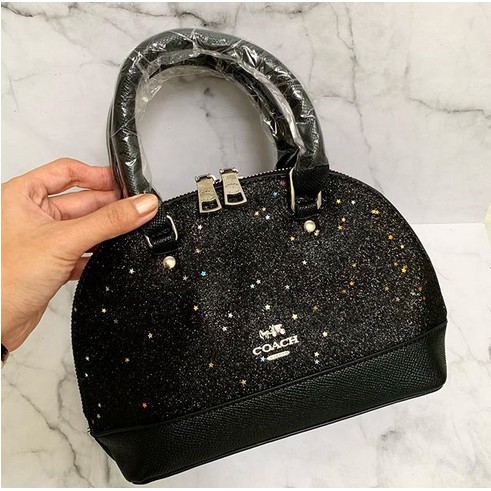 Coach Sierra Signature Tas Wanita  Perempuan Slingbag Handbag Murah Alma Glitter