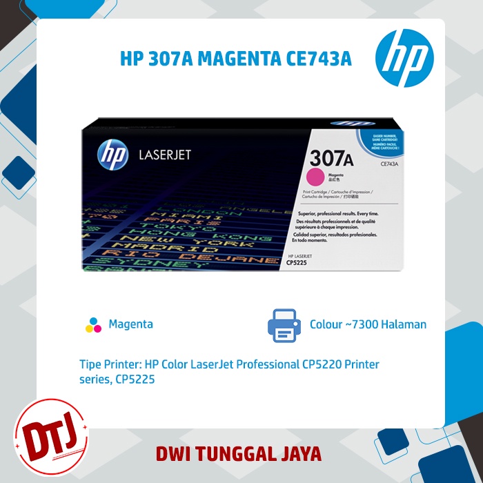 Toner HP 307A Magenta Original CE743A