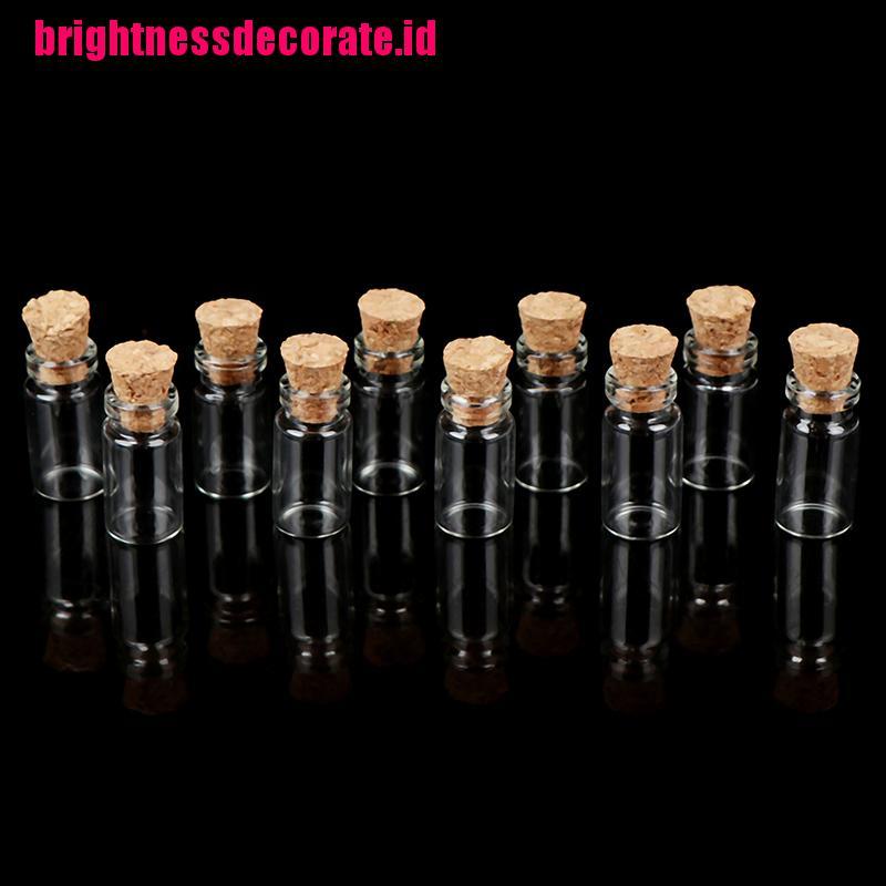 BrightID 10Pcs 1:12 Dollhouse Miniature Glass Bottle Jars Food Storage Kitchen Accessorie