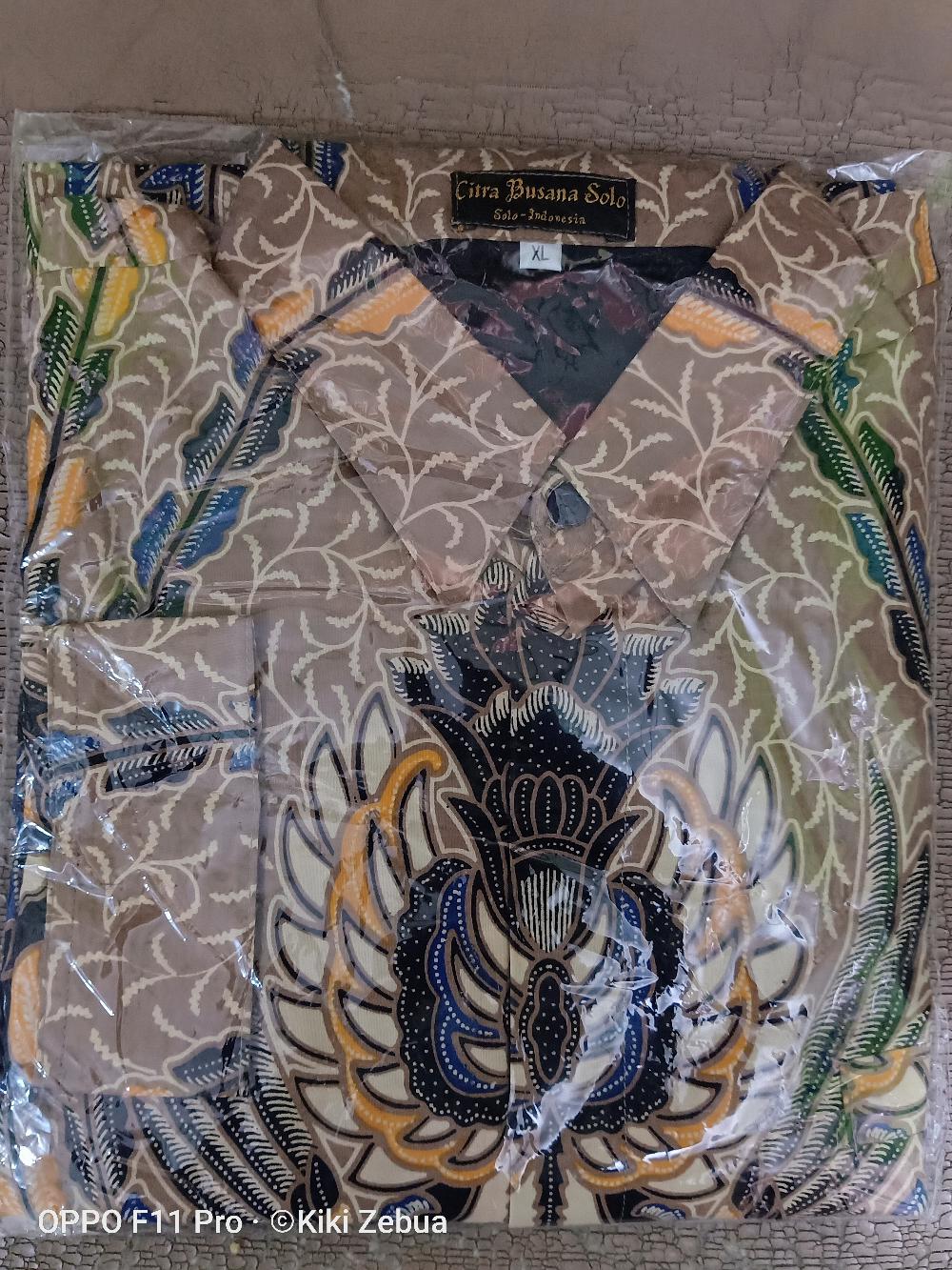 Aswangga Kuning Kemeja Batik Pria Full Furing Bahan Katun Halus Baturaden