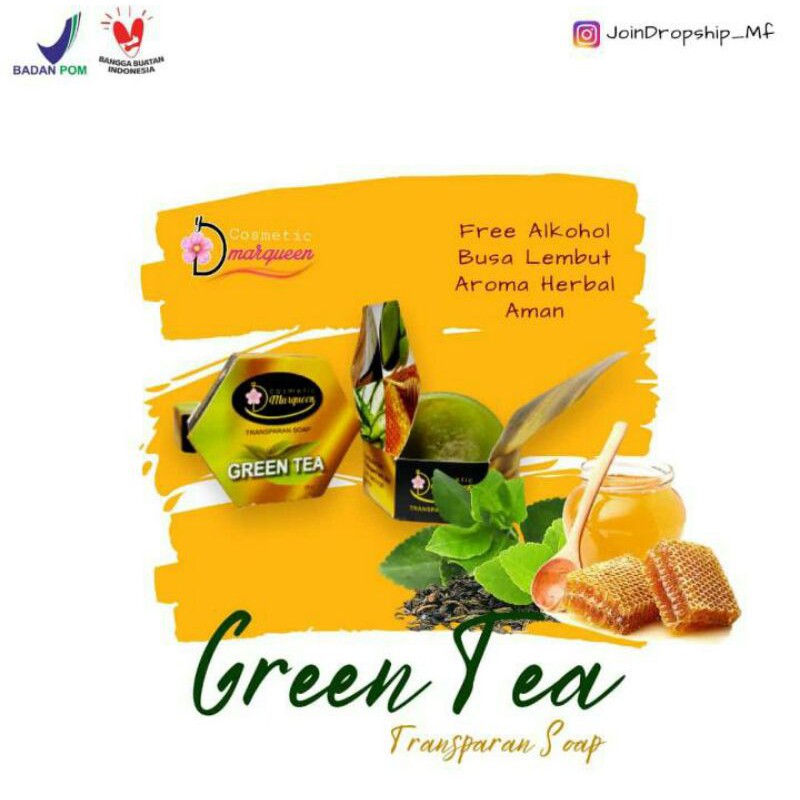 Sabun Green Tea Marqueen Fame