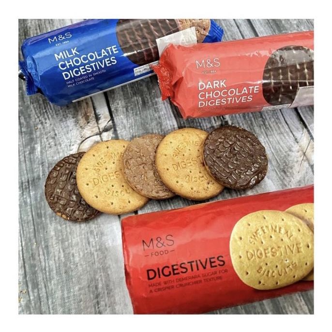 

Marks Spencer Digestive Biscuit Milk Cookie Plain Dark Chocolate