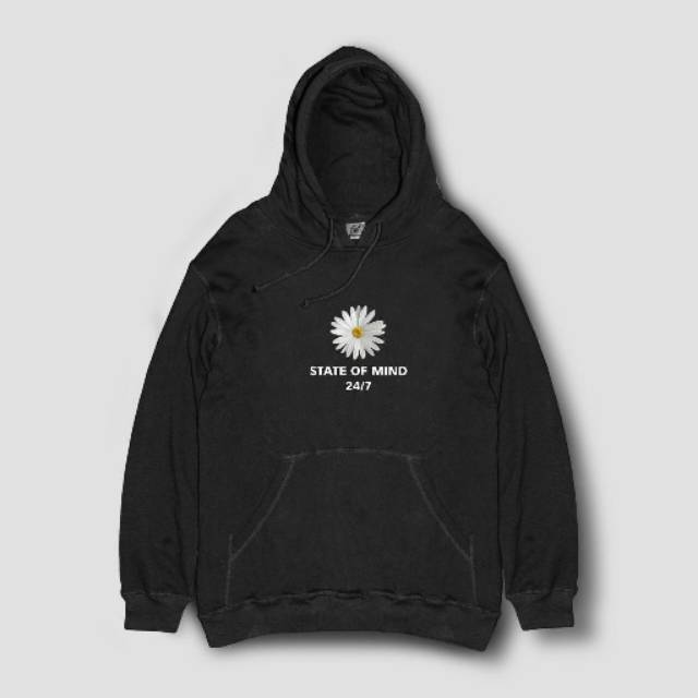 FAILOFFICIAL HOODIE - STATE OF MIND BLACK FLOWER