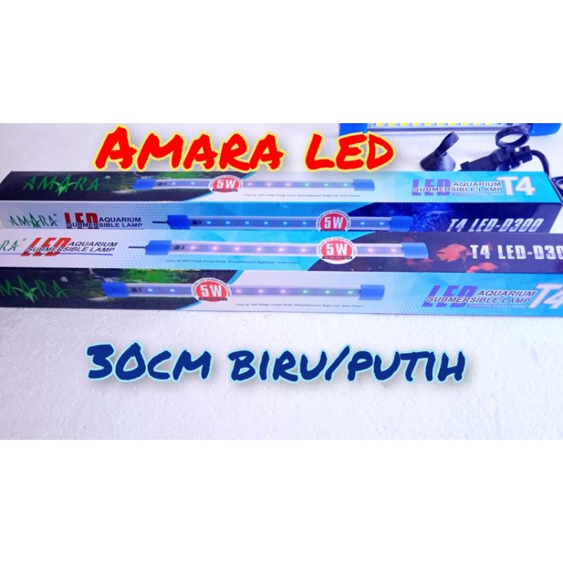 LAMPU AQUARIUM LED AMARA LED / LAMPU CELUP AQUARIUM AMARA LED 20,30,40,50,60cm