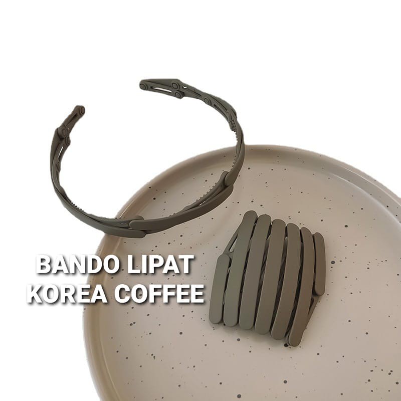 BANDO LIPAT FOLDED KOREA AKSESORIS RAMBUT ANAK PRIA WANITA BANDANA CUCI MUKA SIMPLE BASIC