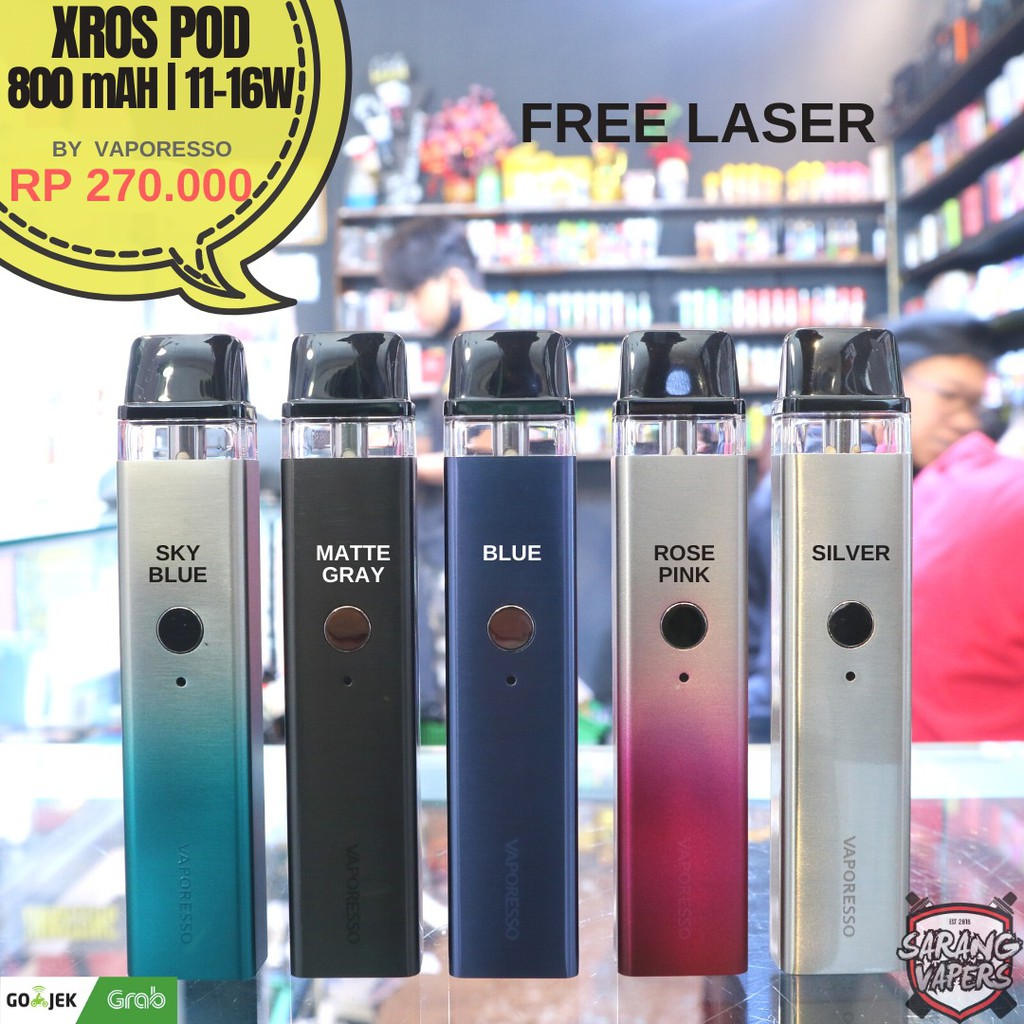 VAPORESSO XROS POD 800MAH AUTHENTIC POD BY VAPORESSO Shopee Indonesia