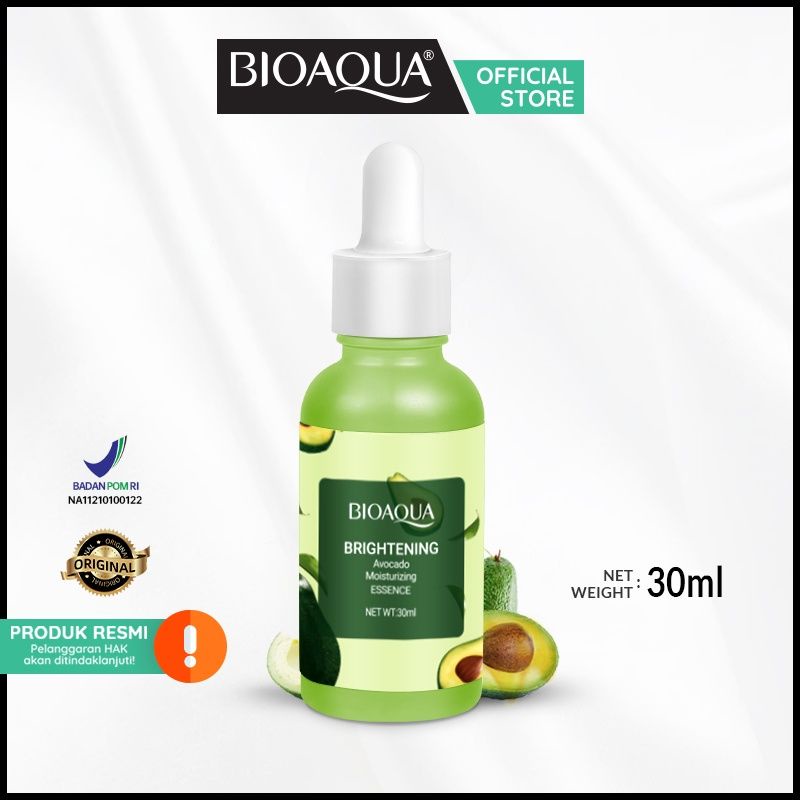 Glowing BIOAQUA Avocado Moisturizing Essence 30ml serum wajah BPOM