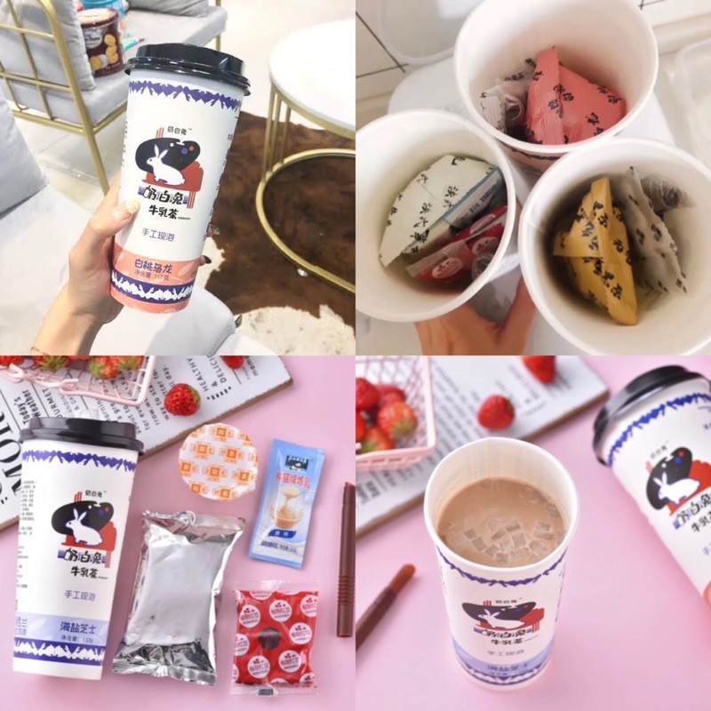 [READY SEMUA RASA] White Rabbit Milk Tea, Susu White Rabbit 奶白兔 牛乳茶 (132gr)