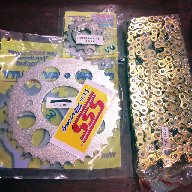 GEAR SSS RANTAI GOLD 415 SATRIA 150/SATRIA F 150