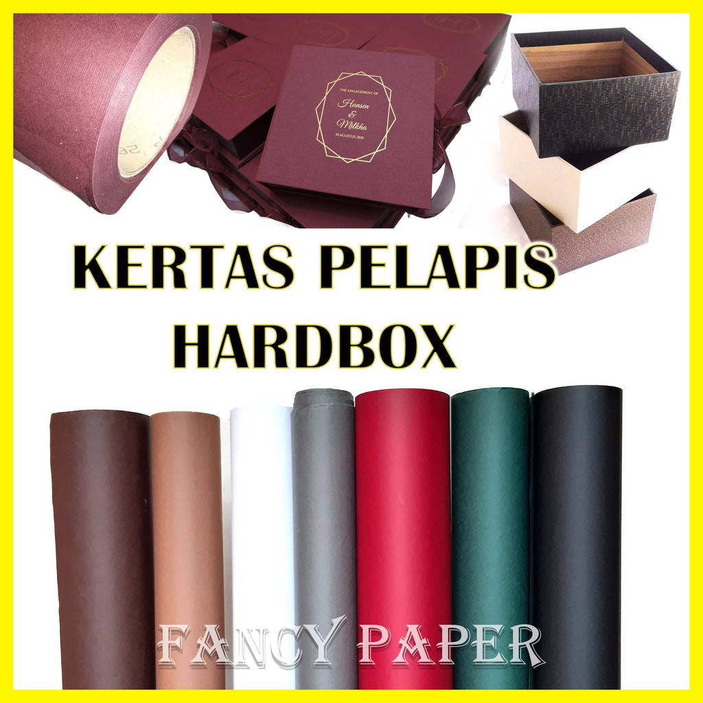 LINMASTER WIBALIN Buckram Fancy Gift Souvenir Wrapping Box Packaging Hardcover Covering Paper Kertas