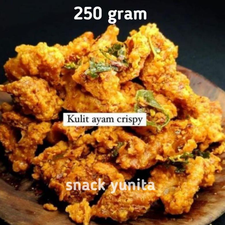 

Hwg84 keripik kulit crispy pedas daun jeruk 250 gram .!