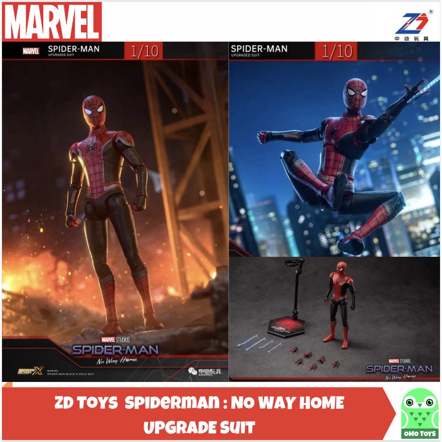 Jual Marvel ZD Toys Spider man No Way Home Spiderman Upgrade Suit original  | Shopee Indonesia