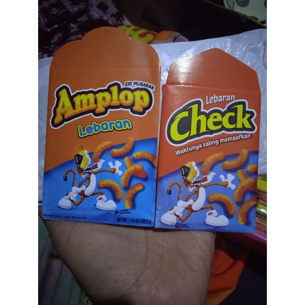 

Amplop THR siap pakai, ukuran 6x11cm (isi 8 amplop)