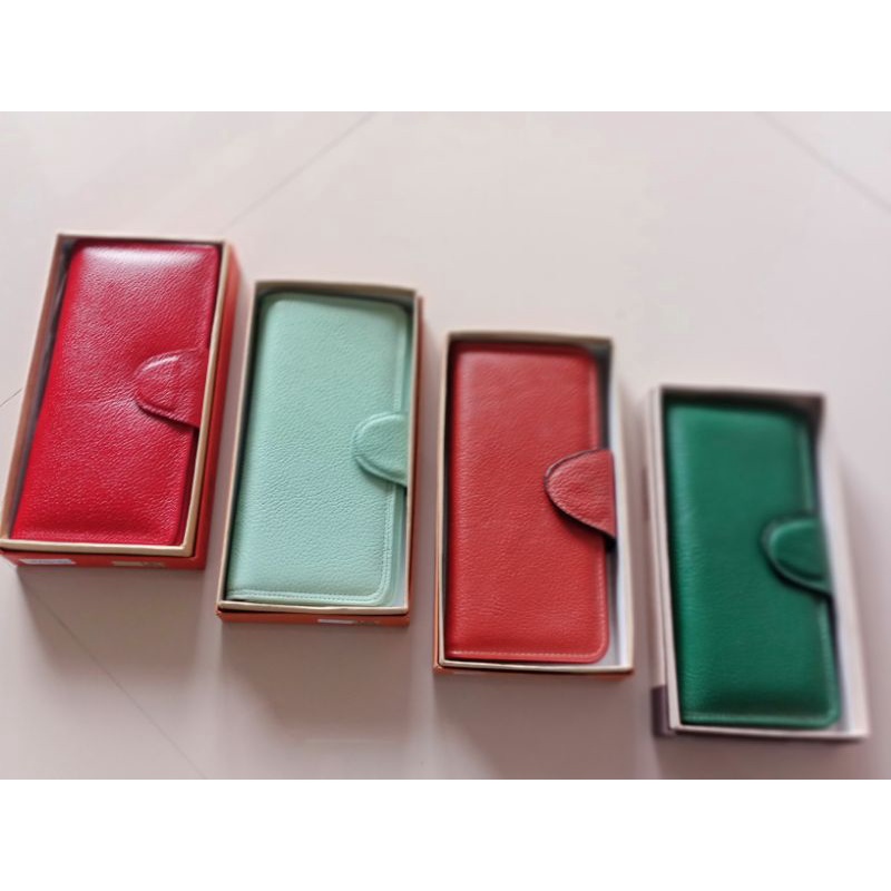 Dompet kulit wanita model panjang ~ Leo belt
