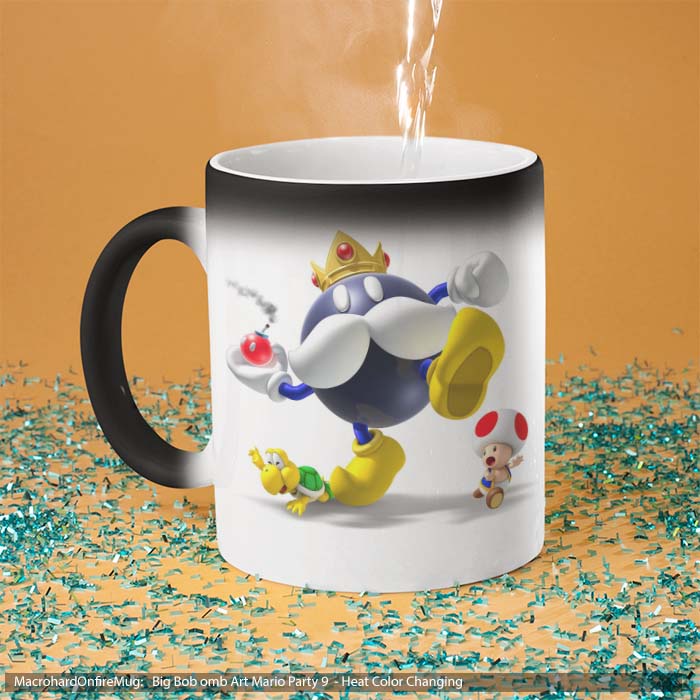 Mug Magic Big Bob omb Art Mario Party 9