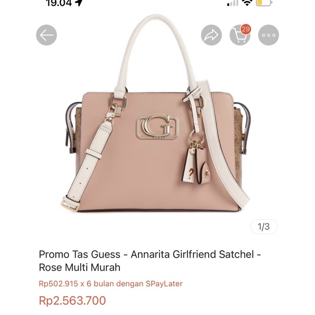 Preloved tas guess original
