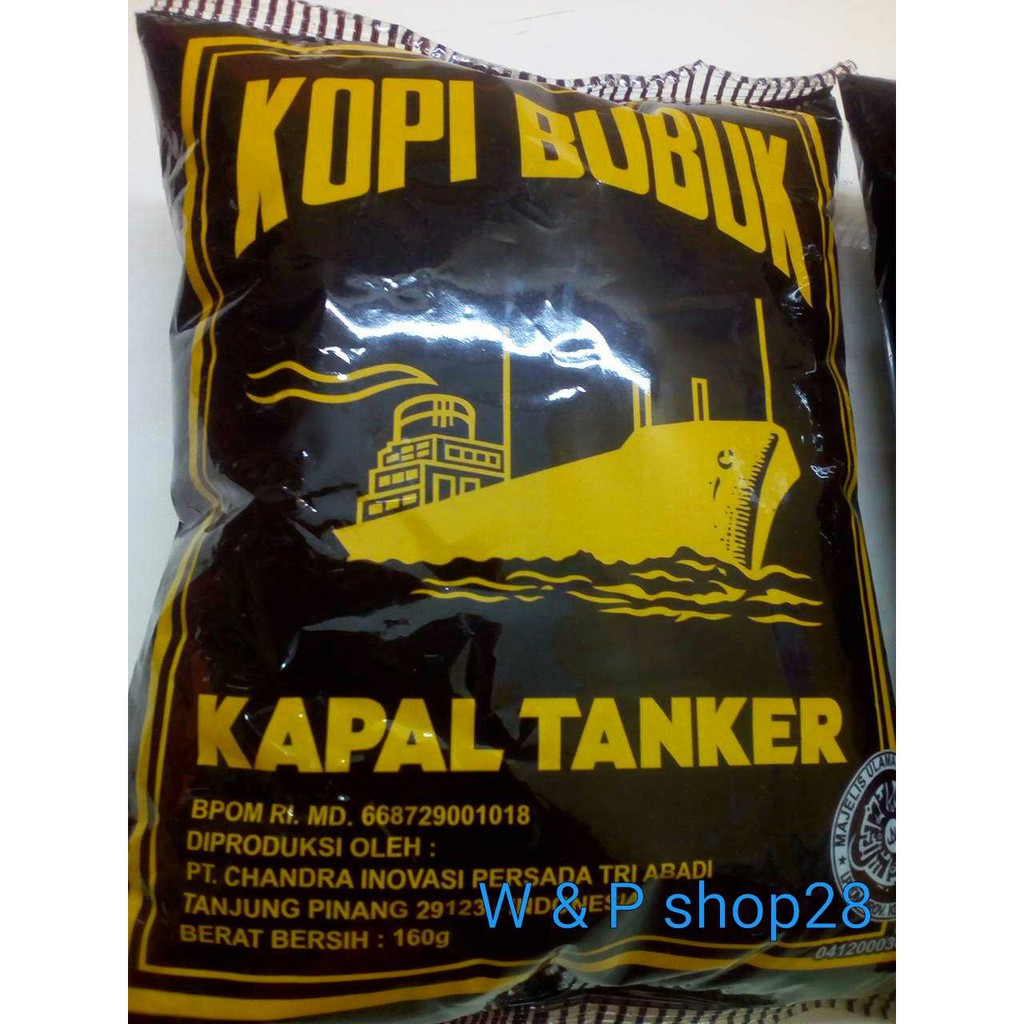 Kopi Kapal Tanker kemasan @160gram | Shopee Indonesia