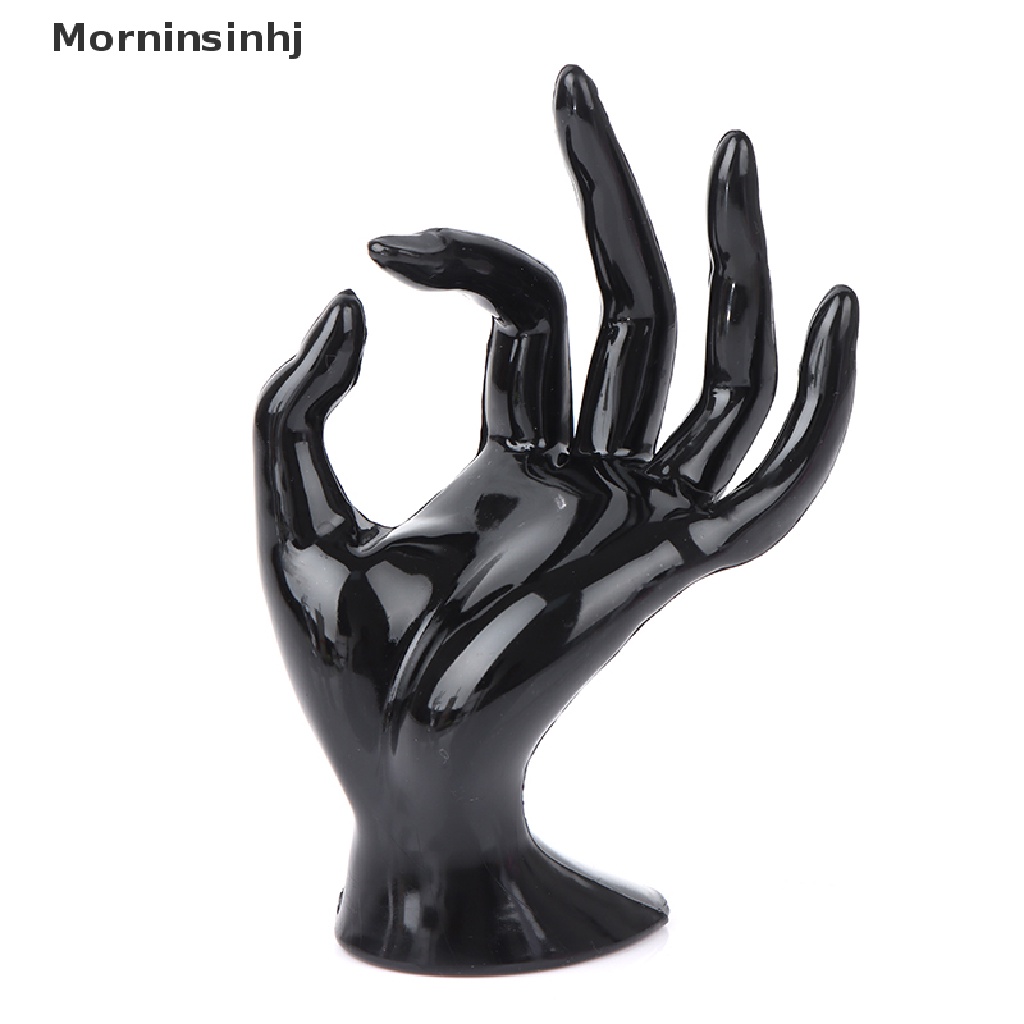 Stand Holder Display Perhiasan Cincin Bentuk Sarung Tangan Jari Bahan Resin