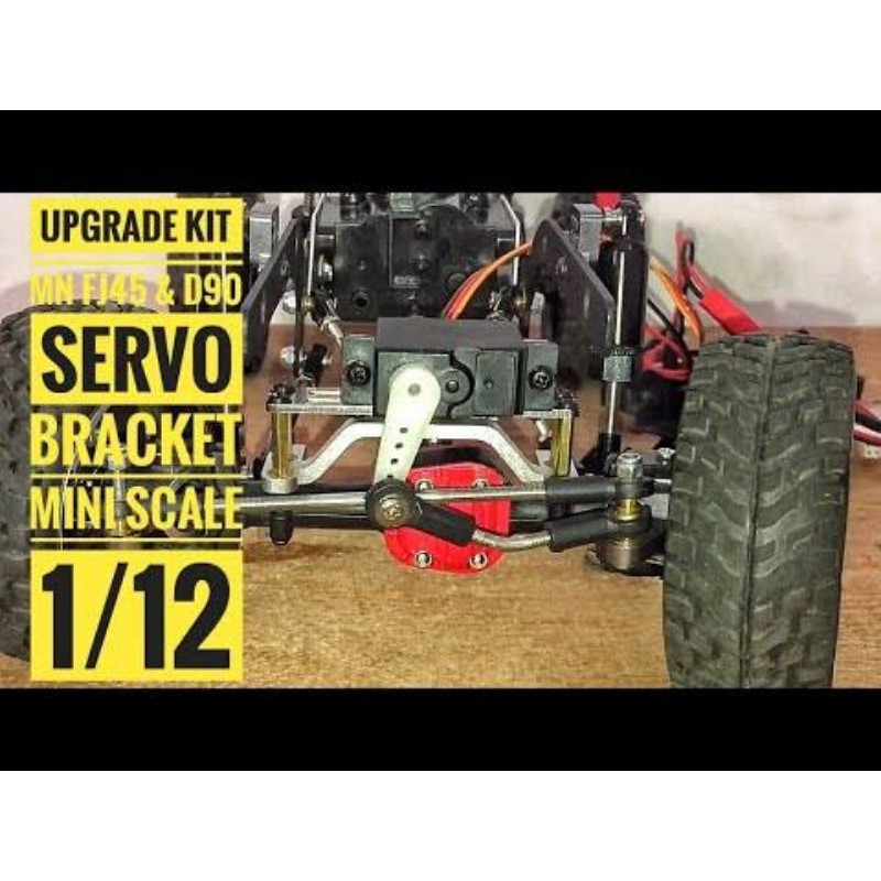 Servo mount RC MN WPL dudukan servo digardan RC MN D90 D99 Mn45 Mn96