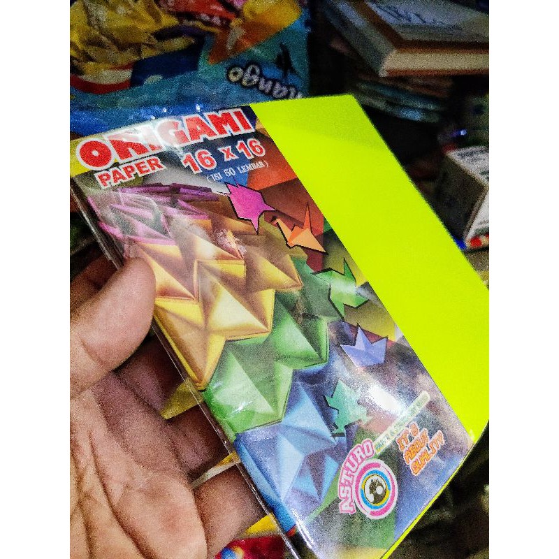 

Kertas Origami ASTURO 16cm x 16cm (isi 50 pcs)