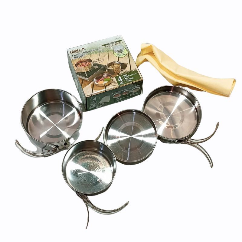 Perlengkapan masak camping cooking set camel