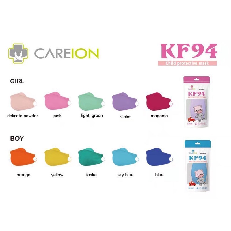 Masker Anak KF94 Polos