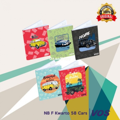 

Buku Tulis Vos Kwarto 58 Cars Isi 10 074