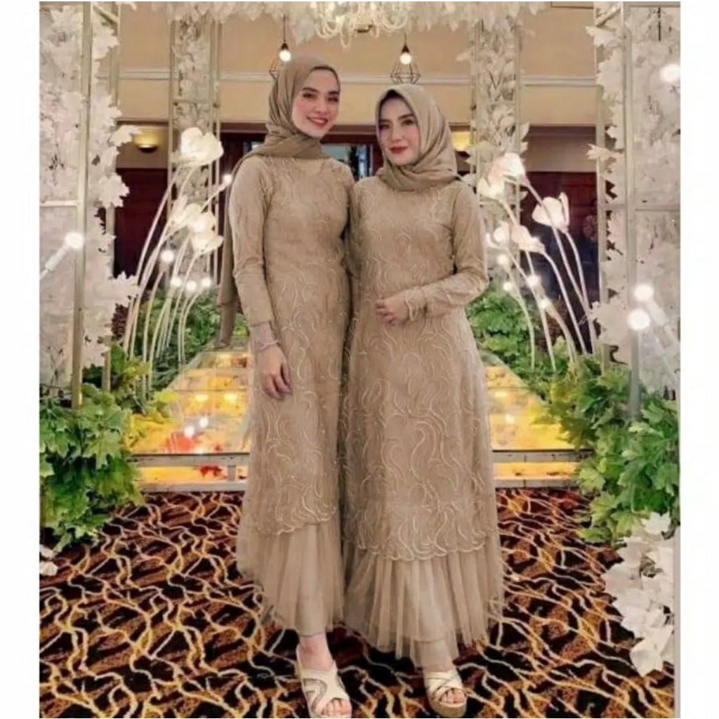 MAXY GERALDIN MUTIARA, TILE MUTIARA PREMIUM FURING, GAMIS HIJAB MUSLIM, MAXY DRESS, 4 UKURAN, ADA KID ANAK