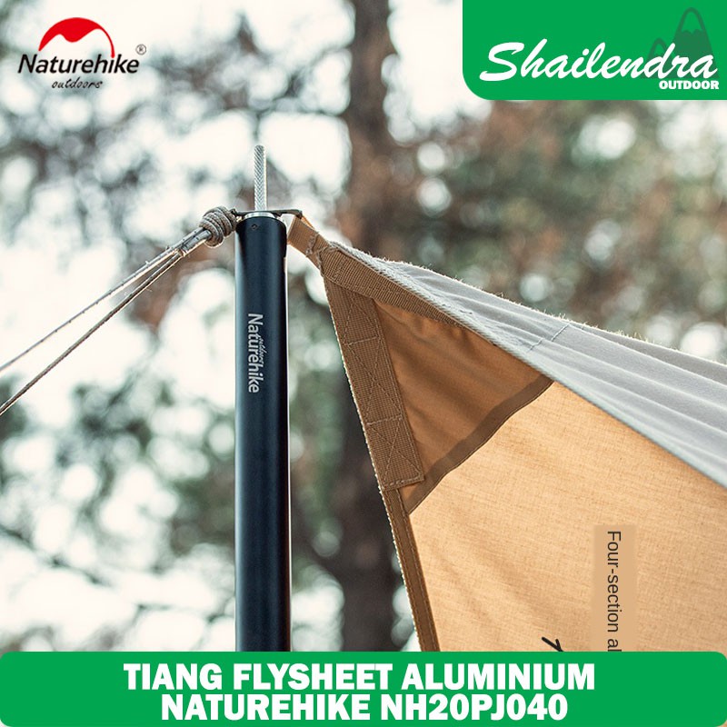TIANG FLYSHEET ALUMINIUM NATUREHIKE NH20PJ040 ULTRALIGHT