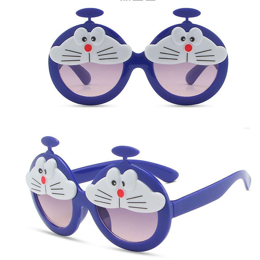 [Elegan] Kacamata Hitam Kucing Kepribadian Tidak Teratur Kartun Gadis Pantai Perlindungan Kacamata Anak Anak Kacamata
