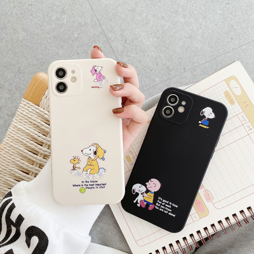 【COD Tangding】Iphone11Pro Max 12 Promax Cartoon Boy Puppy Pattern Anti-fall Phone Case Protection