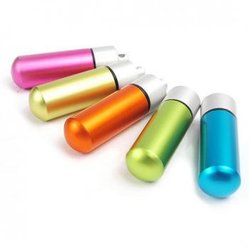 Murah CAMISUENO Botol Obat Pill Alumunium Travel EDC Tahan Air - JS207