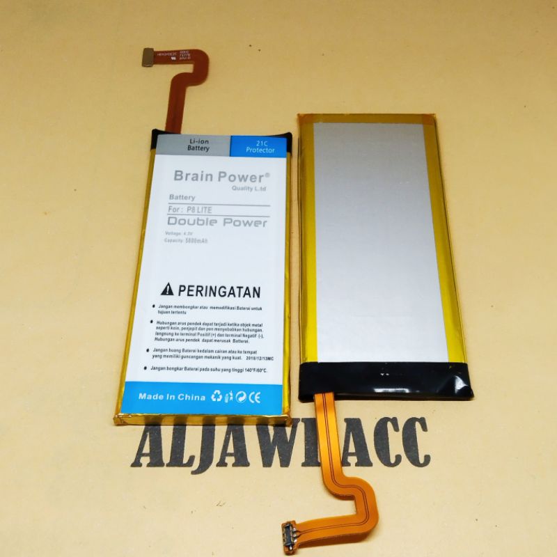 Baterai Bt Batre Battery Huawei P8 Lite HB3742A0EZ+ Double Power Battery