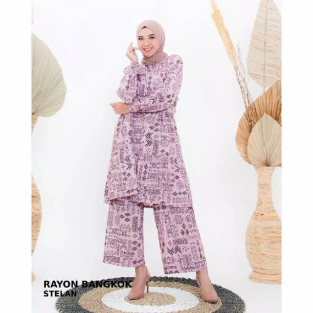 Arsyla set pakaian wanita fashion muslim