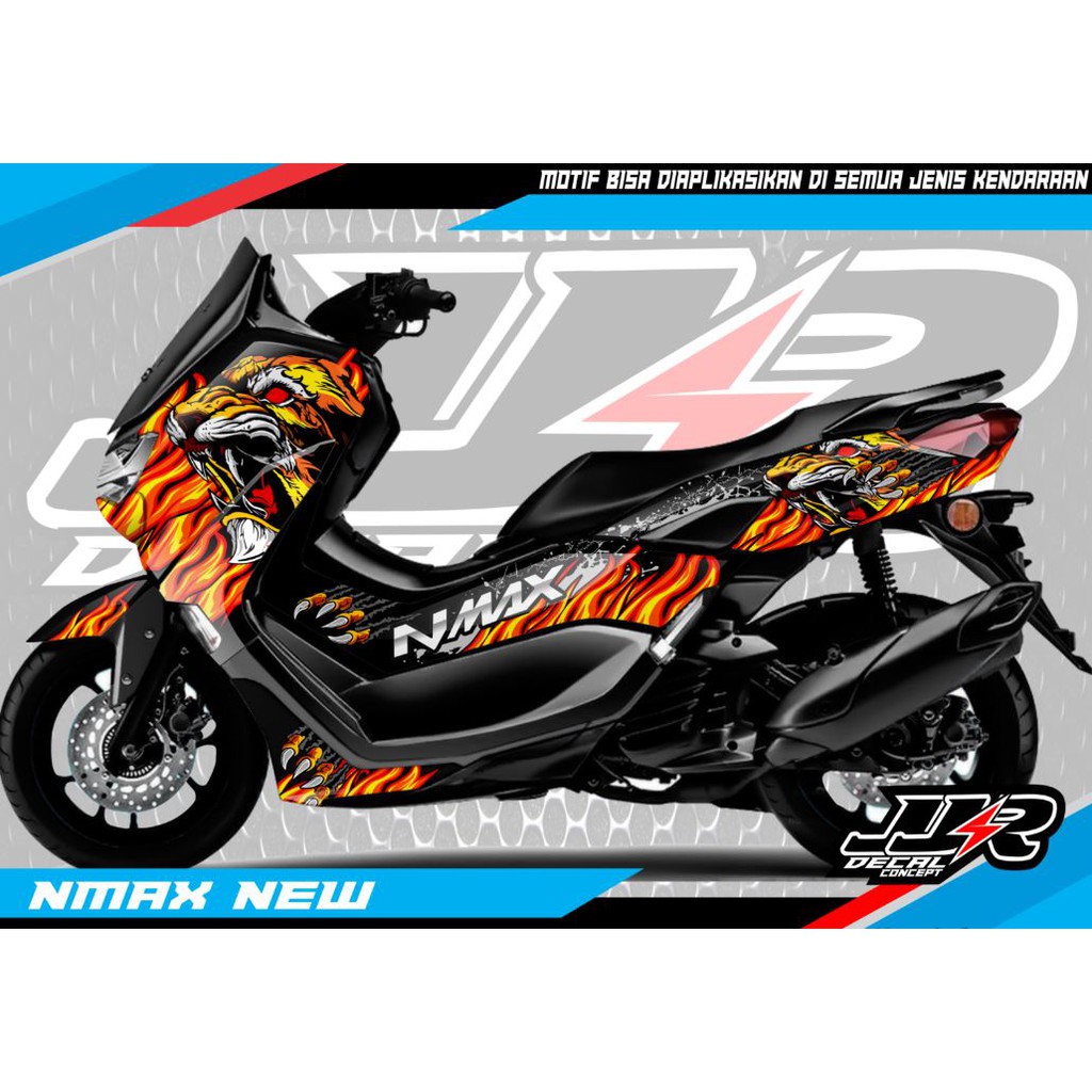 DECAL STICKER NEW YAMAHA NMAX MERAH