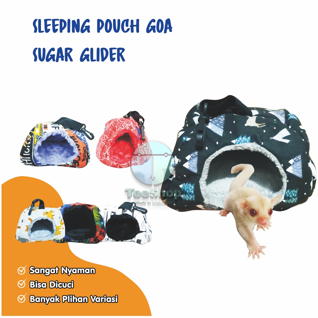 Sleeping Pouch Goa Sugar Glider Sg Nyaman Bahan Bagus