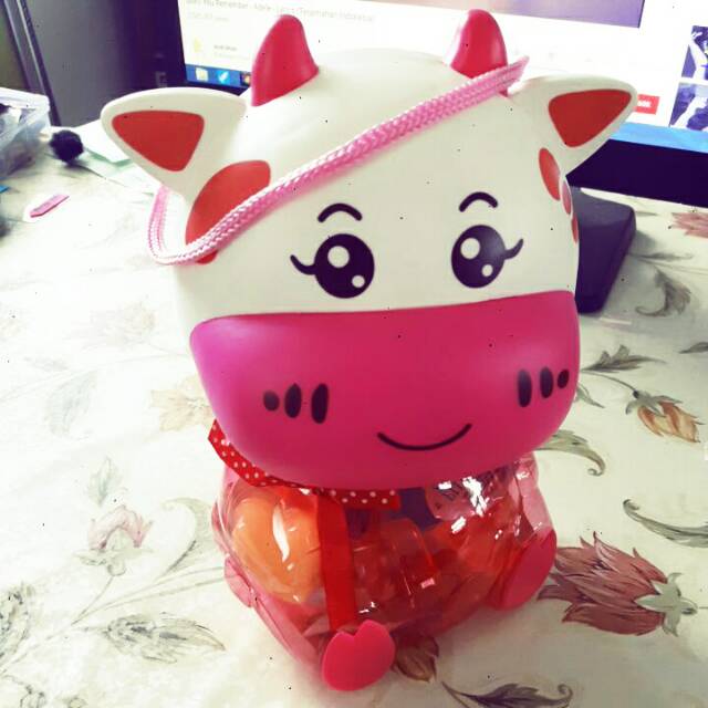

Jelly jar cow