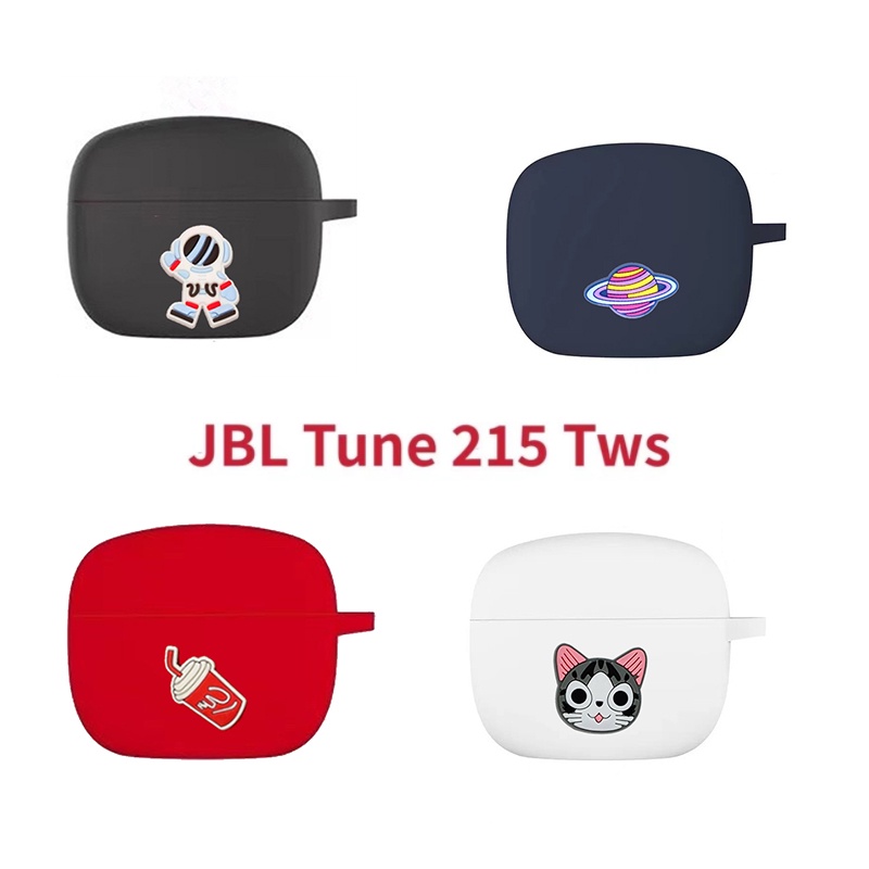 Case Silikon Cover JBL TUNE215TWS Wireless Bluetooth Dengan Kait