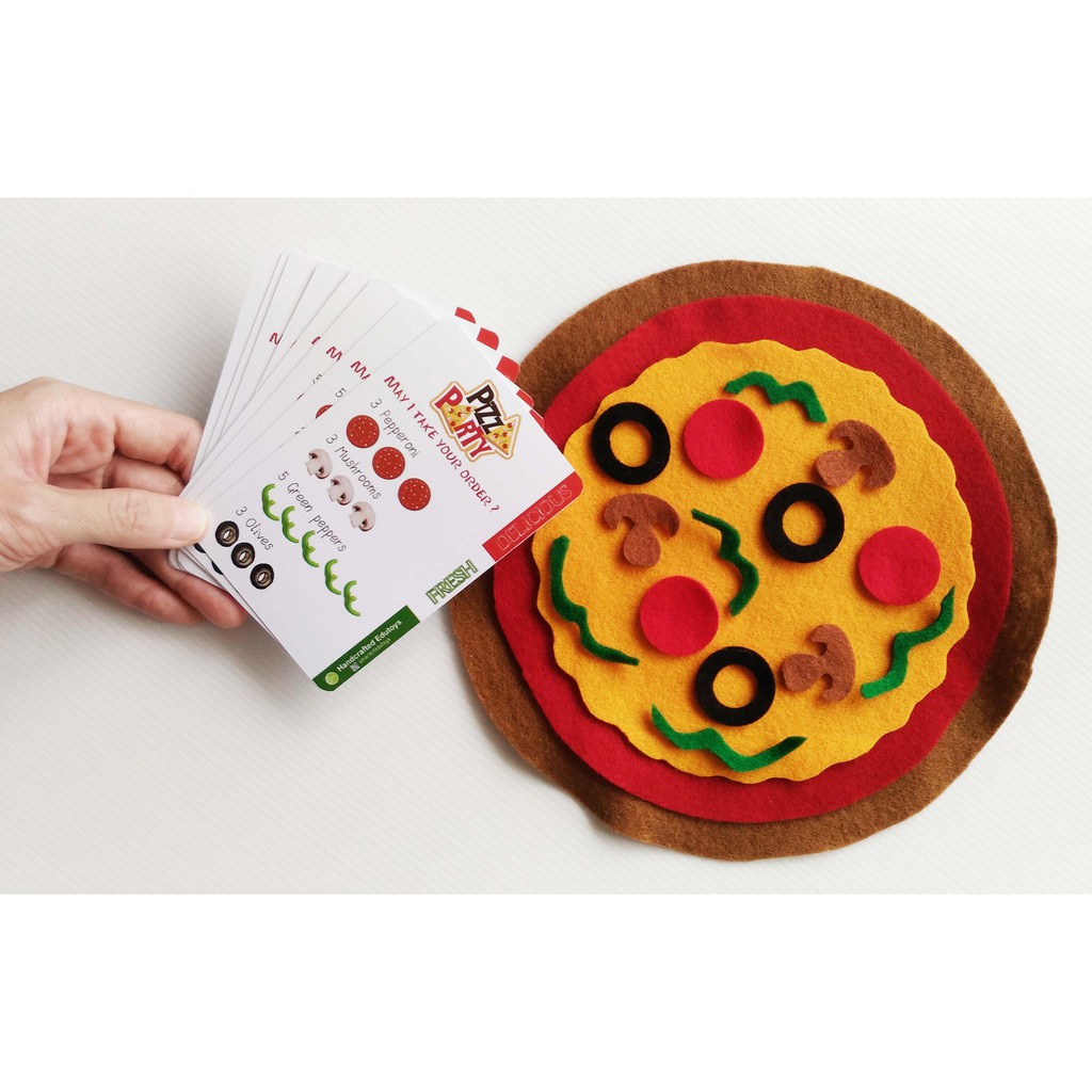 Busy book Mainan Anak edukasi PIZZA PARTY montessori busy box