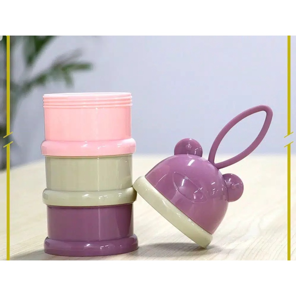 TEMPAT SUSU BUBUK TRAVEL / MILK POWDER CONTAINER / WADAH SUSU SUSUN 3 (IP)