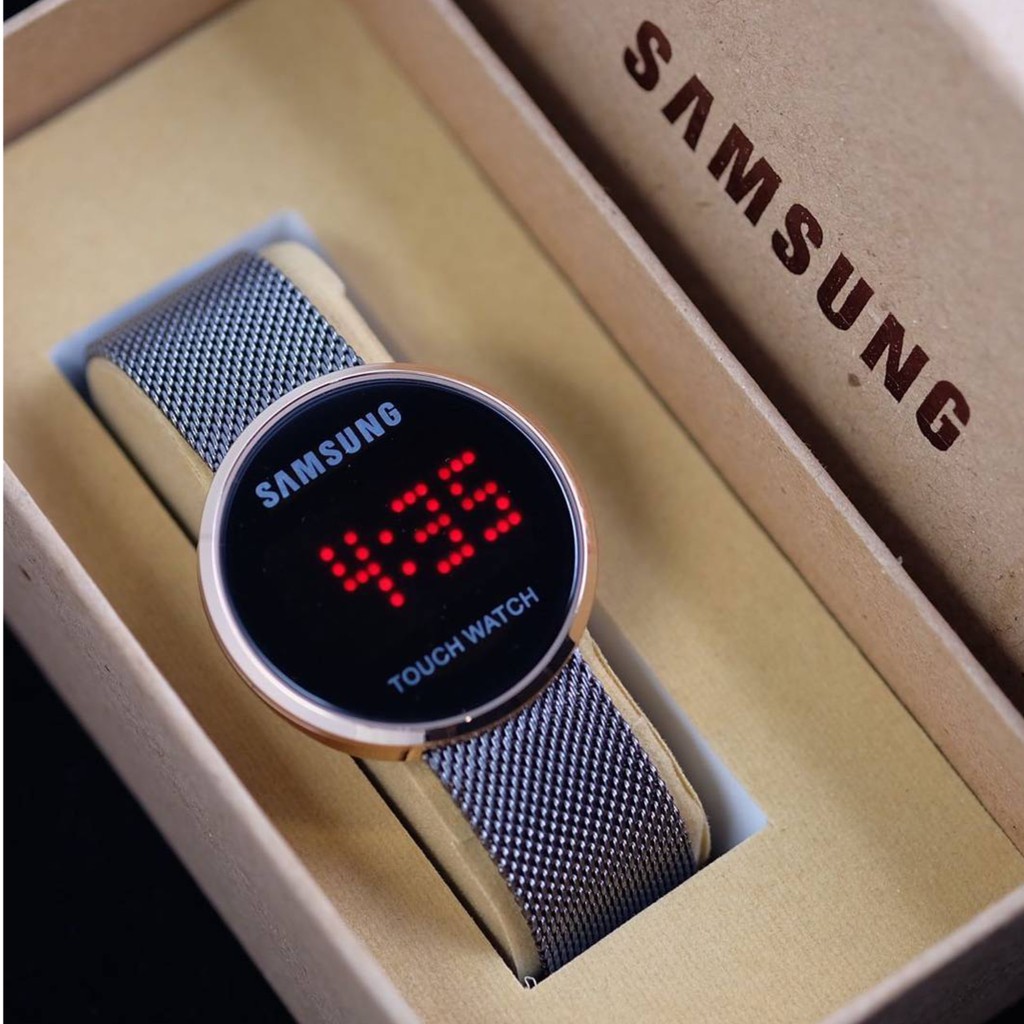 Wow JAM TANGAN MURAH SAMSUNG TOUCH SCREEN RANTAI PASIR   BOX SAMSUNG     JF022 Elegan