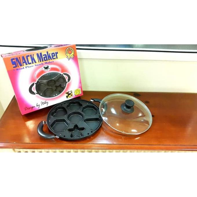 Snack Maker Loyang 7 Motif Cetakan Kue Serabi/Apem Selong Anti Lengket Gembalastore