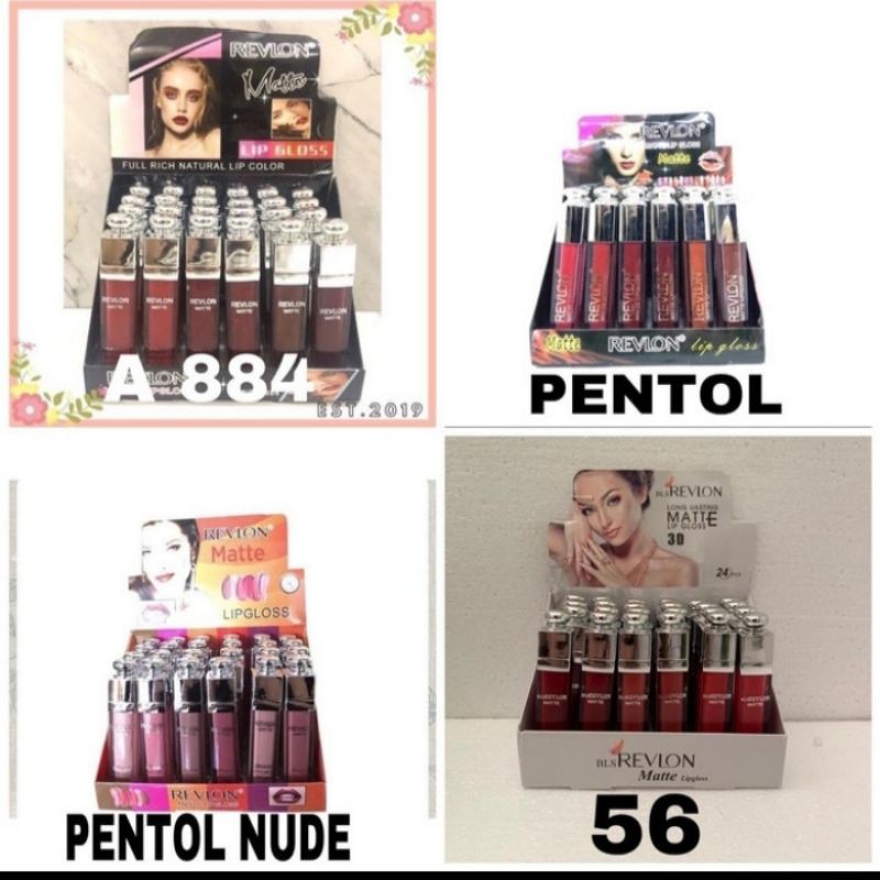 [ LUSINAN ] LIP CREAM MATTE REVLON 3D